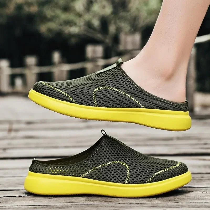 2023 Men Slippers Soft Indoor Home Slides Male Non-slip Summer Outdoor Beach Sandals Flip Flops Men Shoes Large Size