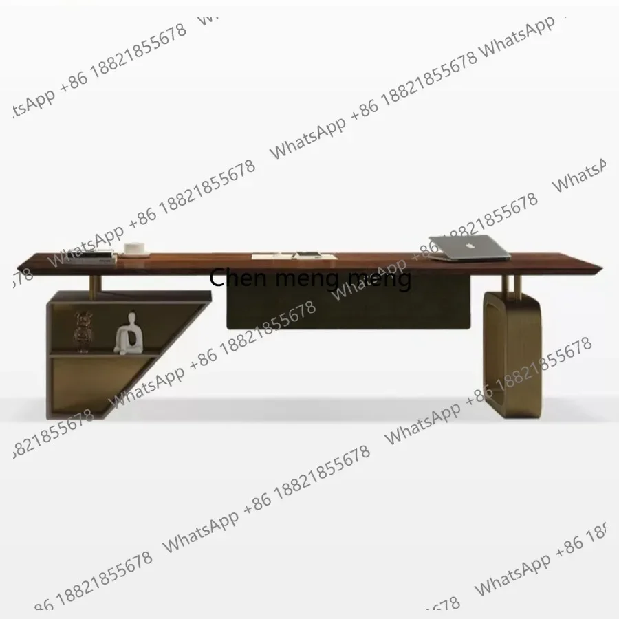 Firm Versatile Vintage Office Desk Popular Rectangular Office Desk Minimalist Design Office Furniture Scrivanie Per