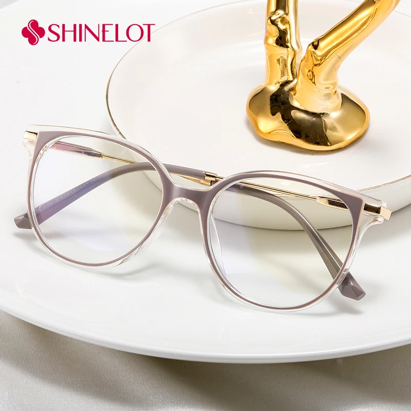 

97775 Hot Selling Retro Glasses for Women Female Cat Eye Youth Style Prescription Eyeglasses Frame Cute Durable Eyewear Frame