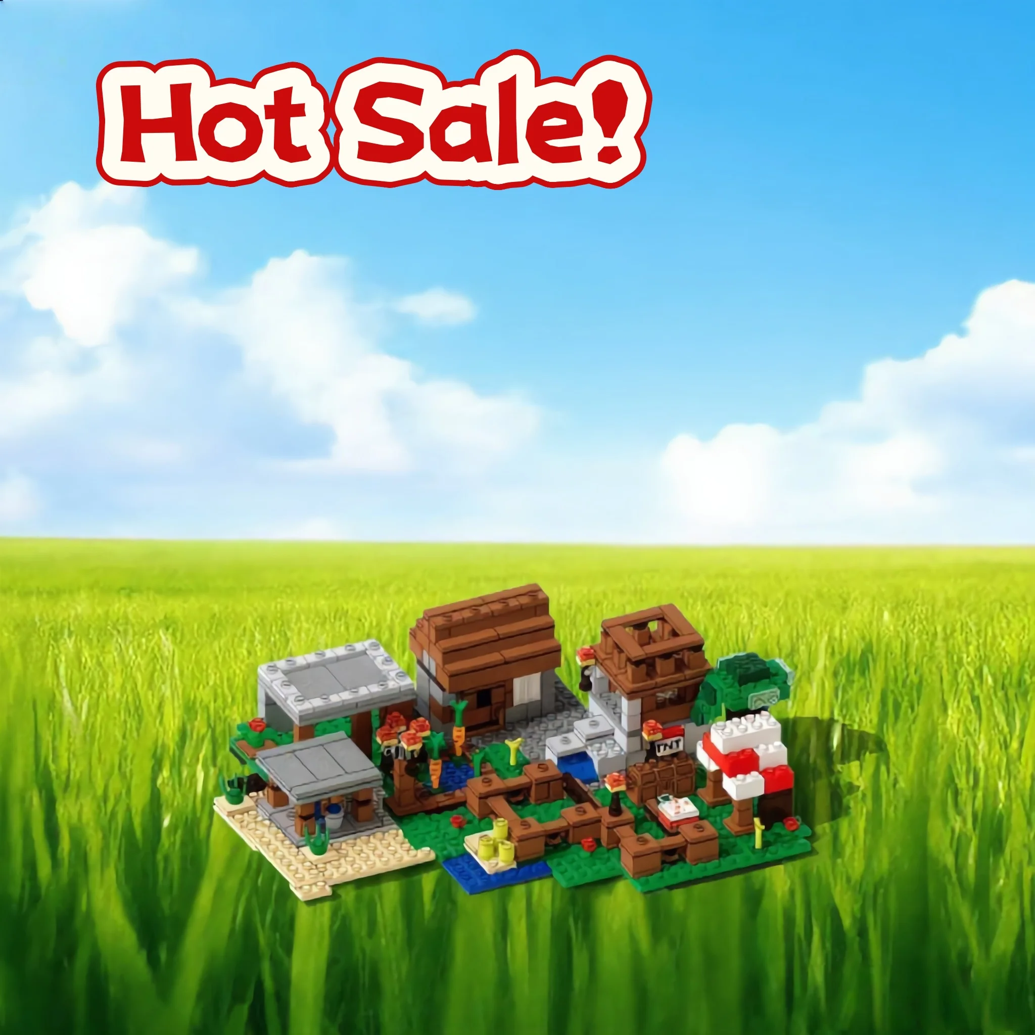 

MOC HOT TOY VILLAGE SPECIAL EDITION COMPATIBLE WORLD BIRTHDAY CHRISTMAS SET TOYS WITH STEVE ACTION FIGURE