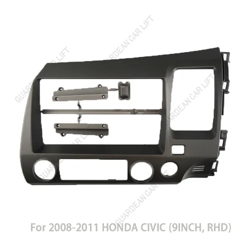 Imagen 2 del producto 9 pulgadas para Honda Civic 2008-2011 fascias de Radio de coche Android GPS marco estéreo Panel reproductor 2DIN unidad principal instalación embellecedor
