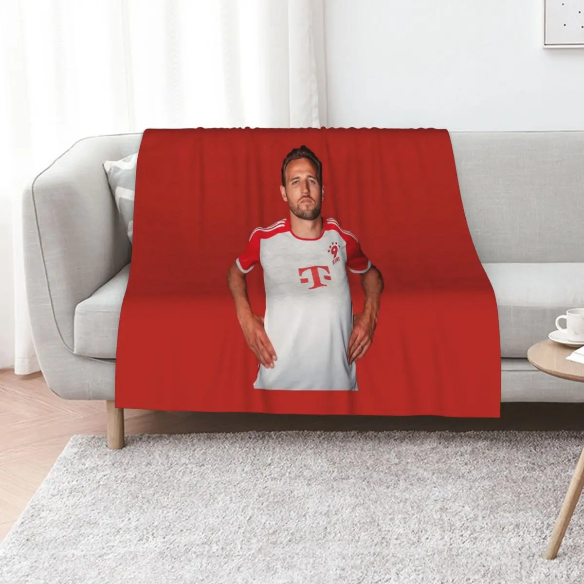 Harry Kane 9 Bayern Throw Blanket blankets ands Picnic heavy to sleep Personalized Gift manga Designers Blankets