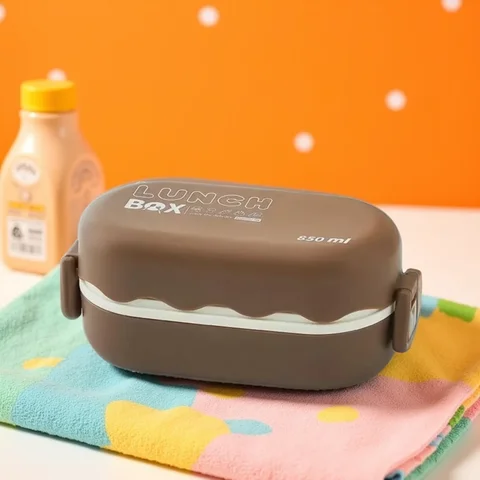 휴대용 전자 레인지 안전 플라스틱 도시락 상자, 칸막이 및 소스 상자, 쌓을 수 있는 샐러드 과일 식품 용기