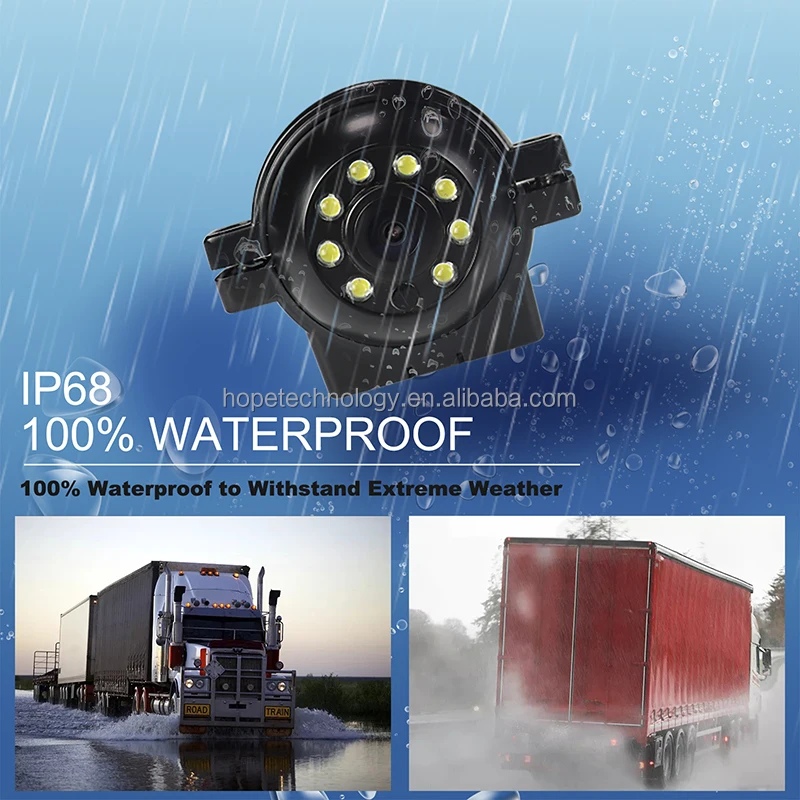 IP68 Waterproof AHD 1080P Backup Camera for Vehicles Truck Mounted Surveillance with 1-Year Warranty