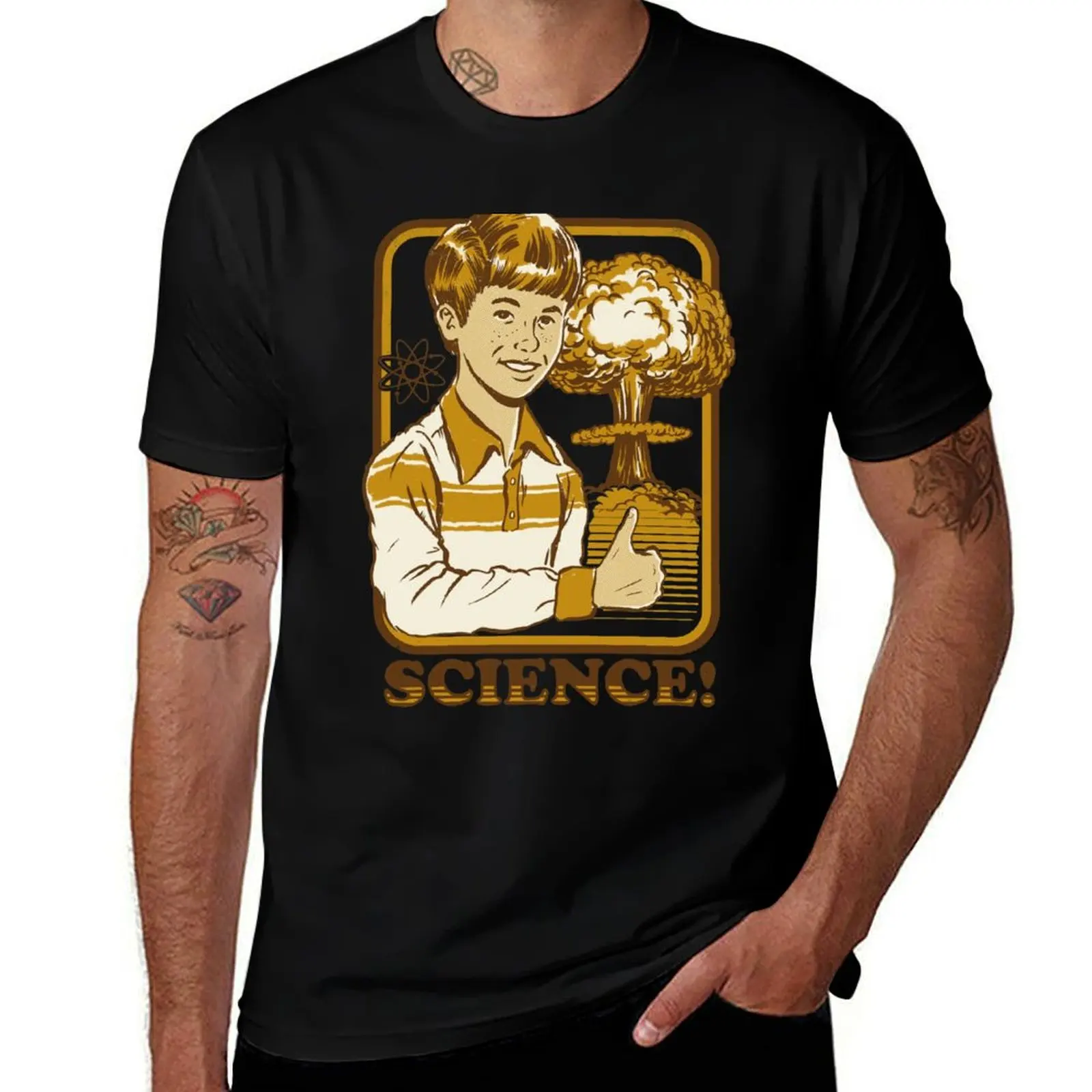 

Science! T-Shirt vintage summer clothes plus sizes football t shirt black t-shirts for men