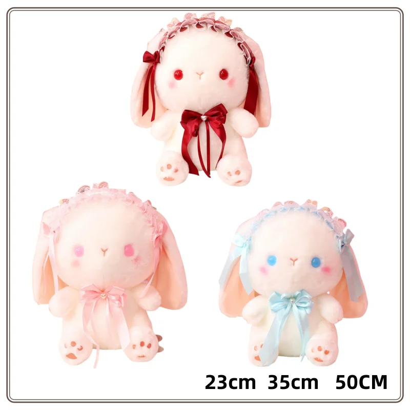 

Новая 23/35/50 см Лолита кролик плюшевая игрушка кукла тканевая кукла исцеляющая серия маленький белый кролик спальная кукла подарок на день рождения для девочек