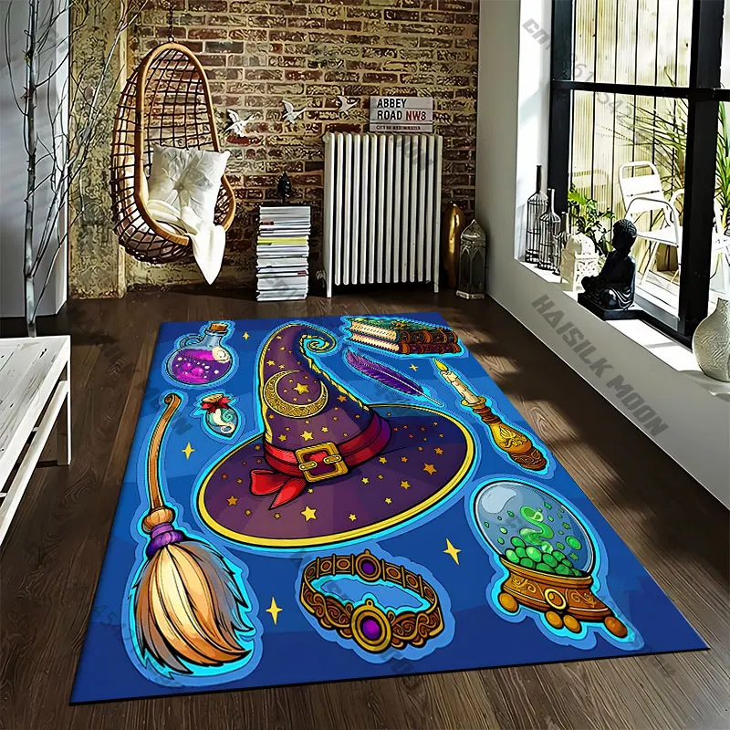Magical potion brewing mystical scenecarpet Yoga living room room decor children's crawling mat doormat area rug games mat