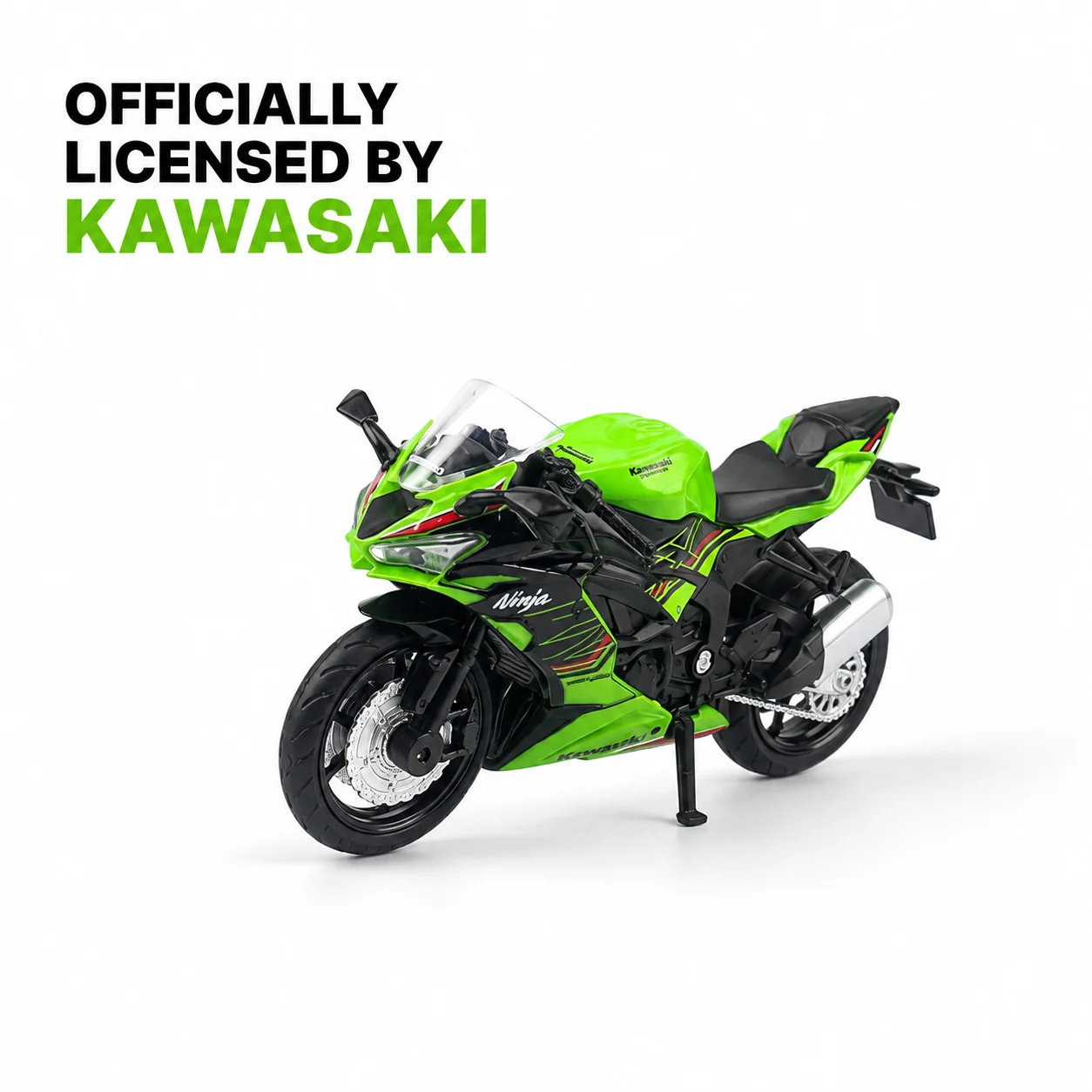 RMZCiTY 1:18 Kawasaki Ninja ZX-6R Toy Motorcycle Diecast Miniature