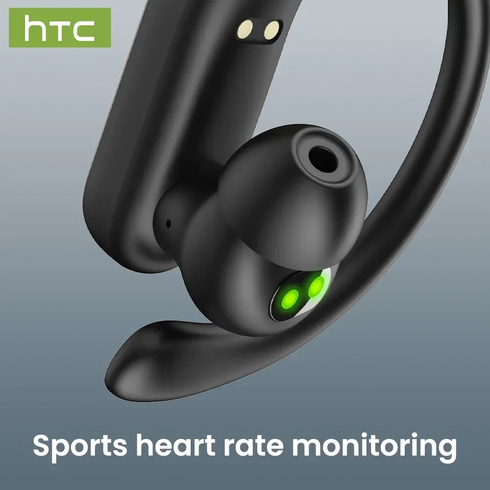 HTC NE61 Wireless Earbuds with AI Translator & Heart Rate Monitor