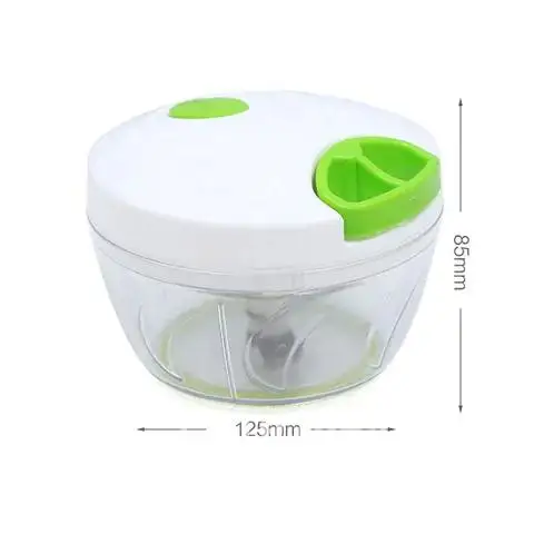 

Hand-powered 500ML Manual Meat Grinder Hand Blender Food Chopper Mincer Mixer Blender to Shred Meat, Fruits, Vegetables, Nuts