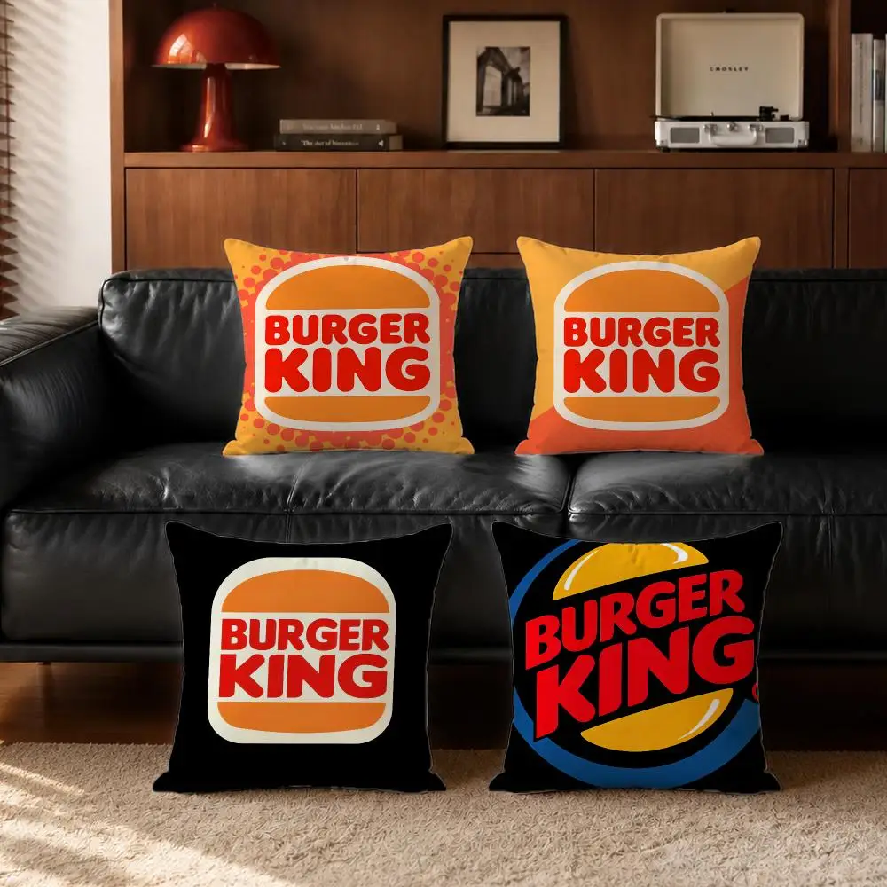 classic Burger King Cushion Cover Cushion Cover Set  50x50 45x45 40x40 Pillowcase Decorative Sofa Home Decor