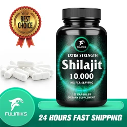 Original Shilajit Capsules 10000mg High Purity Mineral Supplement Pure Shilajit with 85+ Trace Minerals Enhance Men Performance