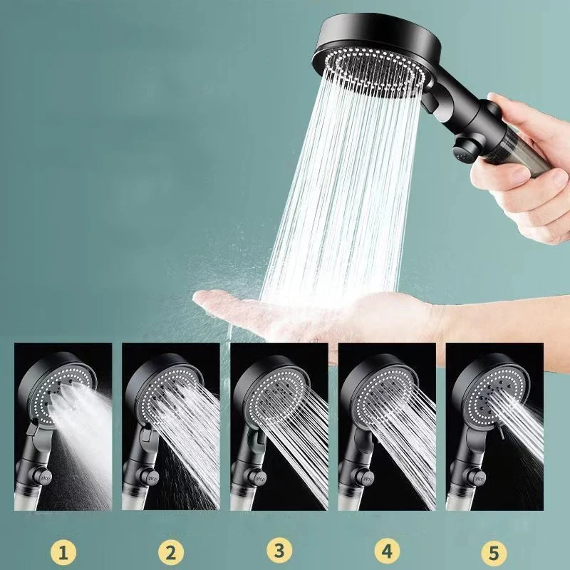 

5-скоростной фильтр под давлением, насадка для душа, ручной набор для душа и ванны, универсальный интерфейс, домашняя ванная комната, большой выход воды