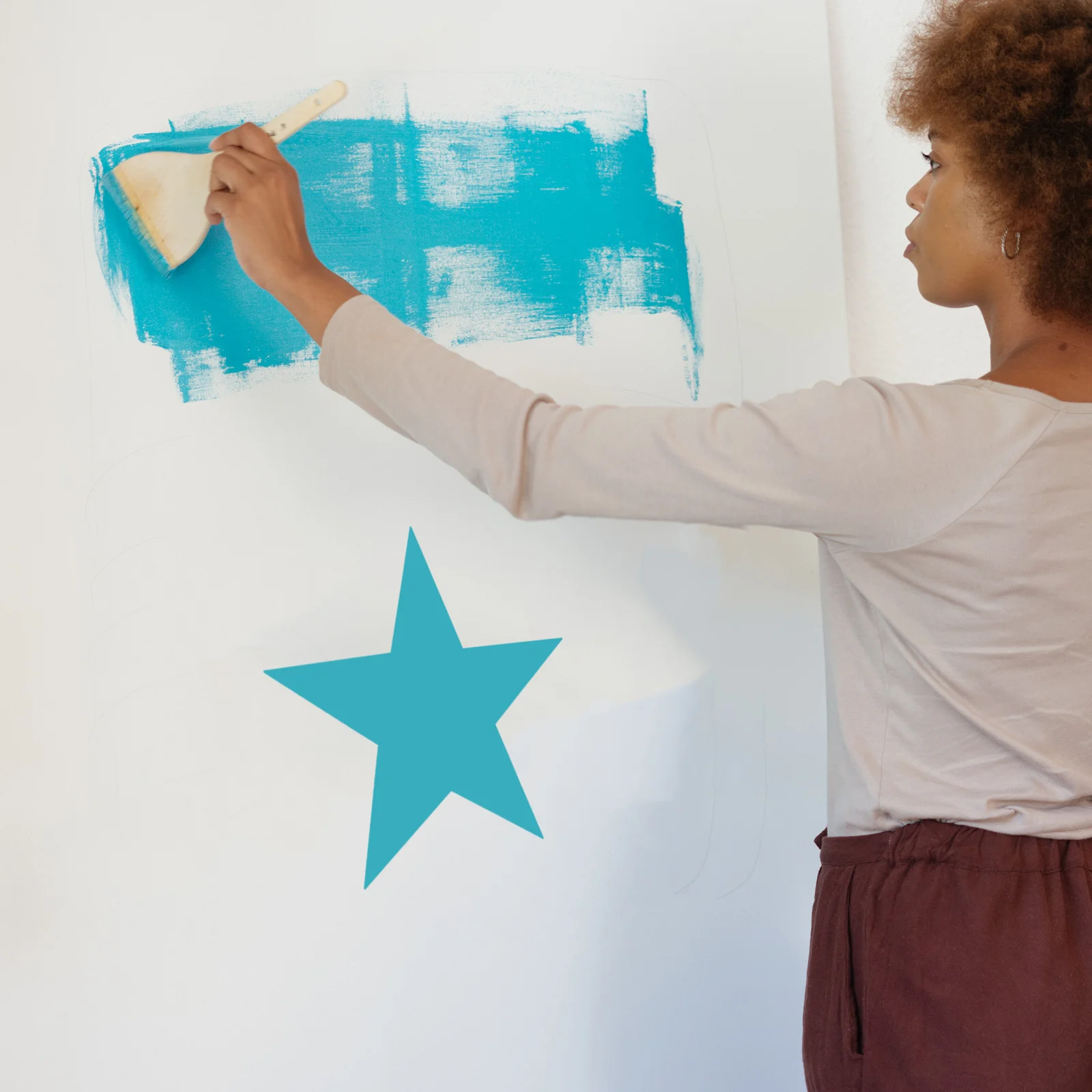 

8Pcs Star Stencils Drawing Templates Reusable Plastic DIY Spray Painting Crafts Scrapbooking Stencil for Kids Artists