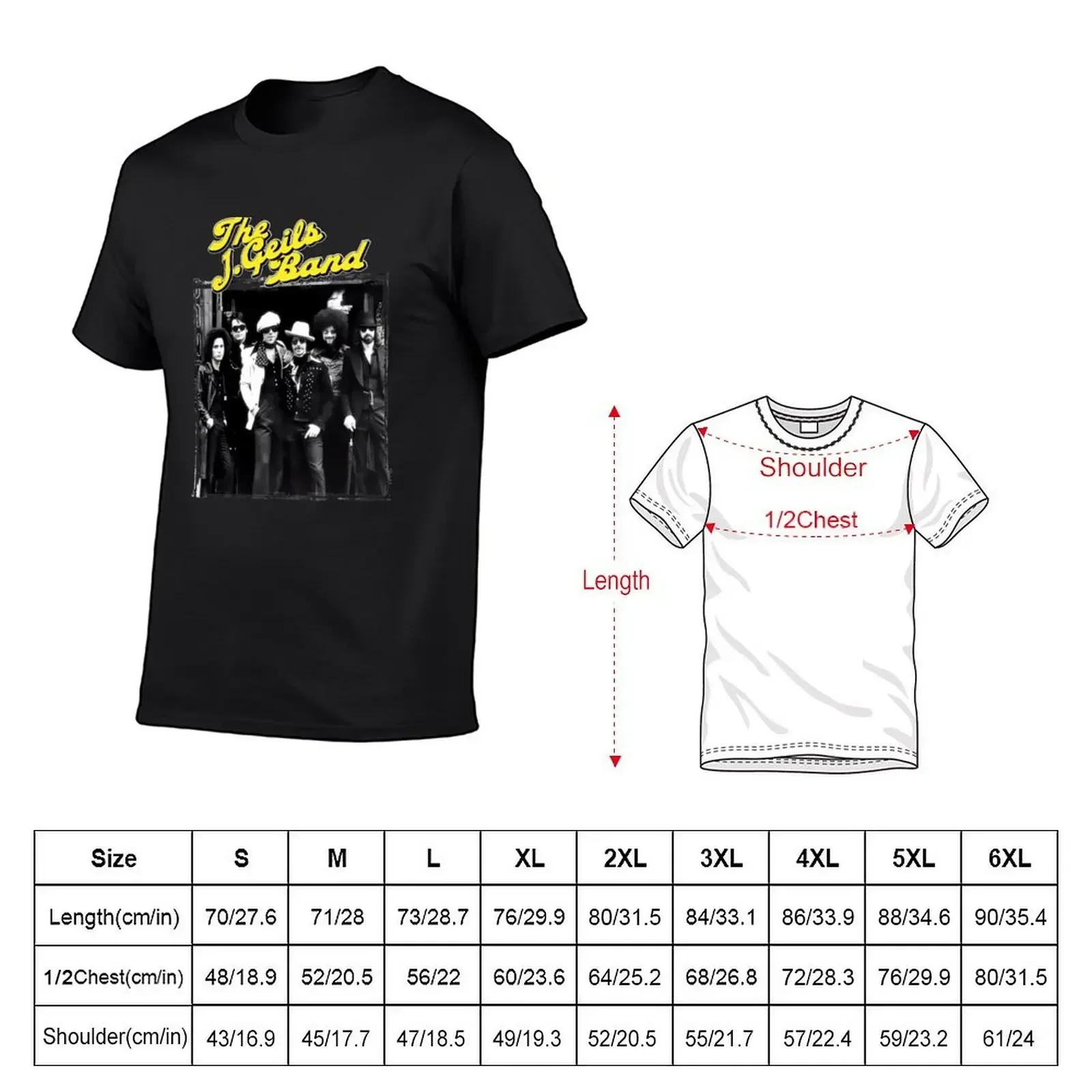 J. Geils Band T-Shirt essential t shirt oversized t shirt shirts graphic tees men tshirt