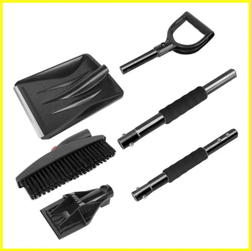 

Автомобиль 3-в-1 заменяемые головы набор снежной кисти-портативная лопата снега, скребок для льда и набор снежной кисти