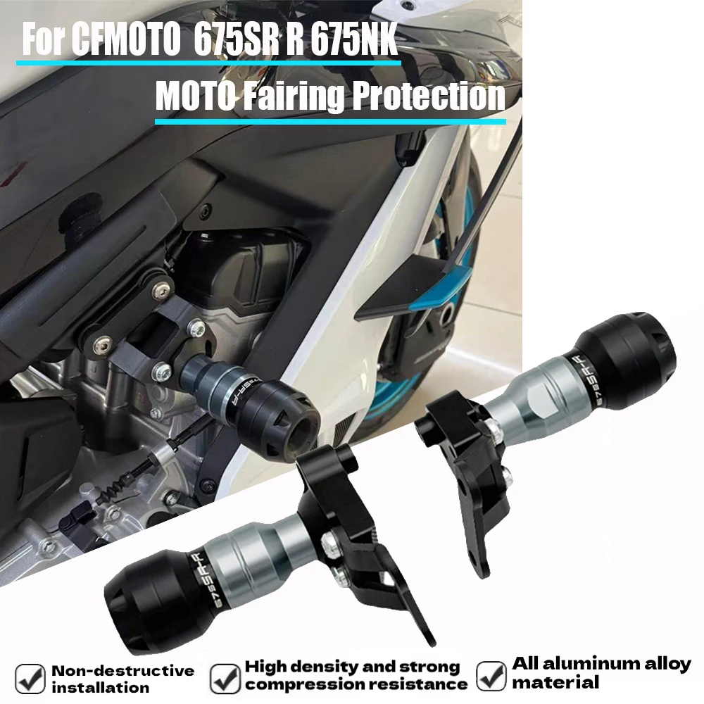 

For CFMOTO 675SR-R 675SR 675 SR 675SR R 675NK Motorcycle Frame Slider Crash Protector Engine Crash Protection Fairing Guard