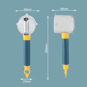 Coltelli per sbucciare con contenitore lavabile in lavastoviglie, facile da pulire, per la cucina di casa 12 best sales coltello pieghevole in ceramica - №8