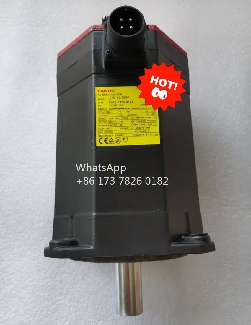 A06B-0078B103 Prueba de servomotor usado ok