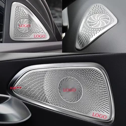 For Mercedes Benz E Class W214 e2024+ Car Audio Speaker Door Loudspeaker Panel Stickers Cover Trim Accessories Interior Styling