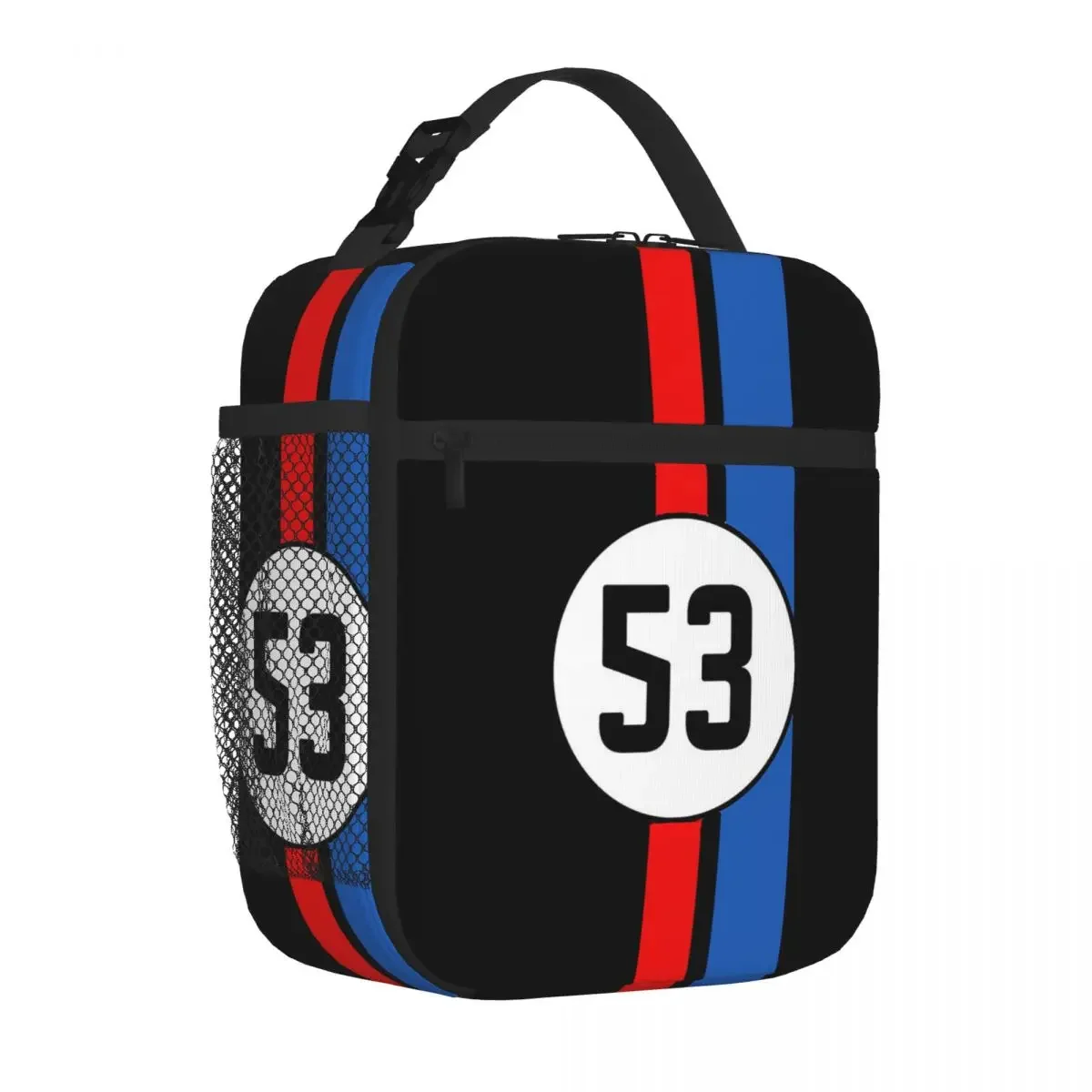 Herbie Number 53 Lunch Bags Insulated Lunch Tote Waterproof Thermal Bag Resuable Picnic Bags for Woman Work Children School