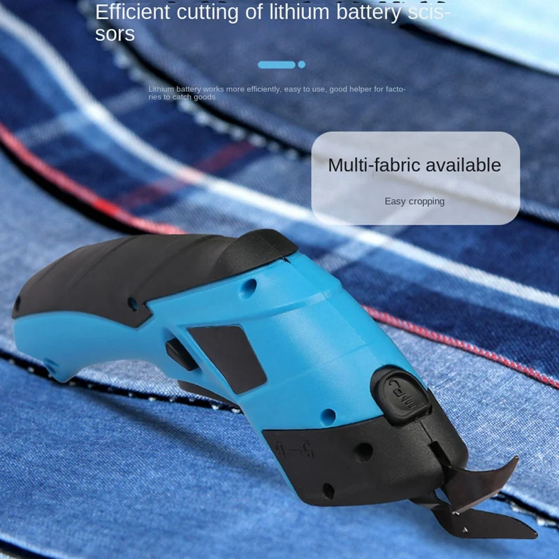 Electric Scissors Cloth Cut Machine Lithium Charging Leather Tailor Scissor Tungsten Steel Blade Portable Hand Tool