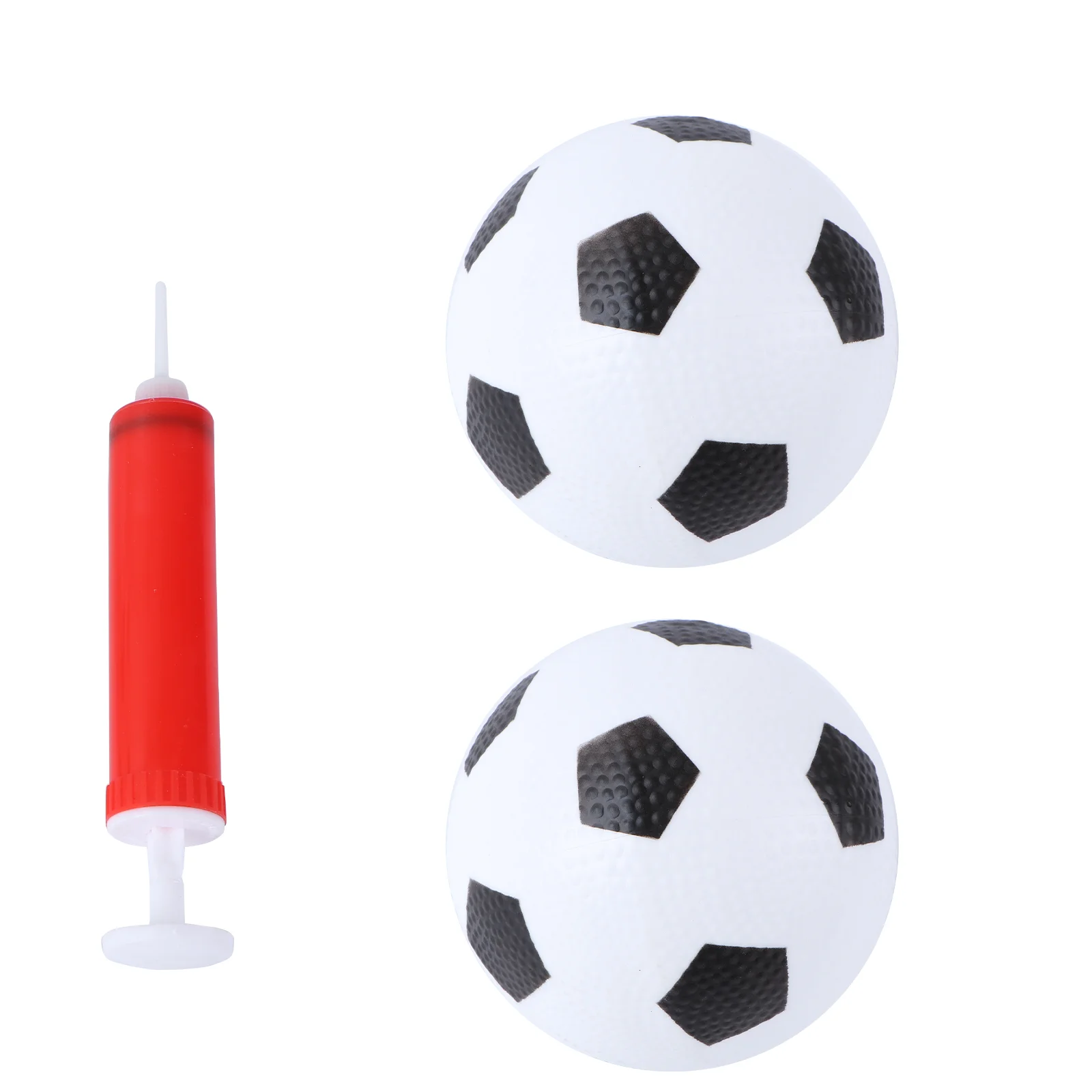 1 Set Diameter Kids Mini Soccer Ball Toys Indoor Outdoor Toy Educational 12cm Football Toy for Children Toddlers (2pcs White Bal