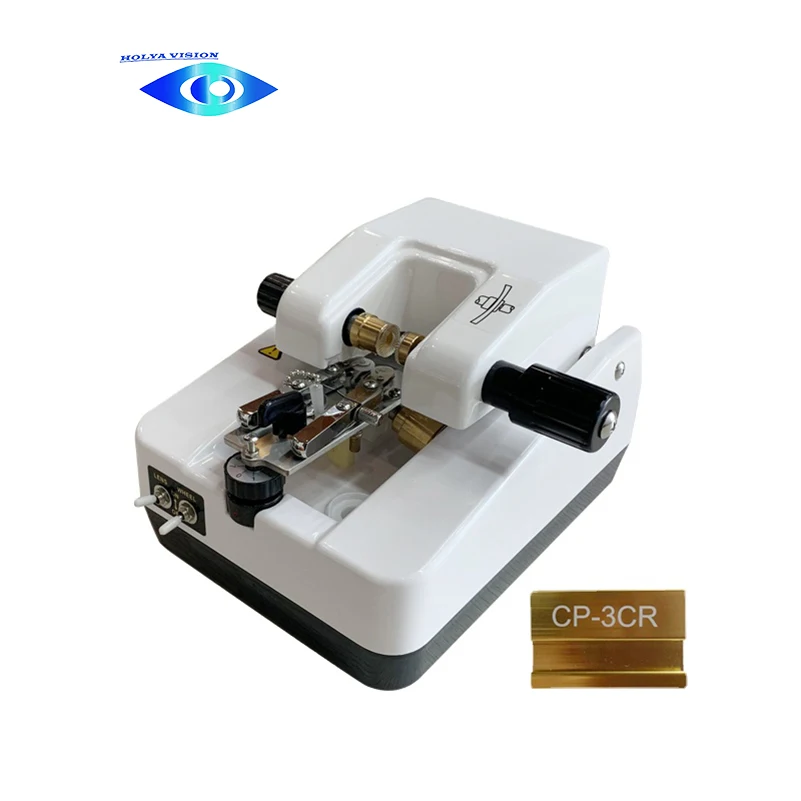Optical Lens Groover Beveler Glass Beveling Machine Suitable for PC / CR / Glass Lenses
