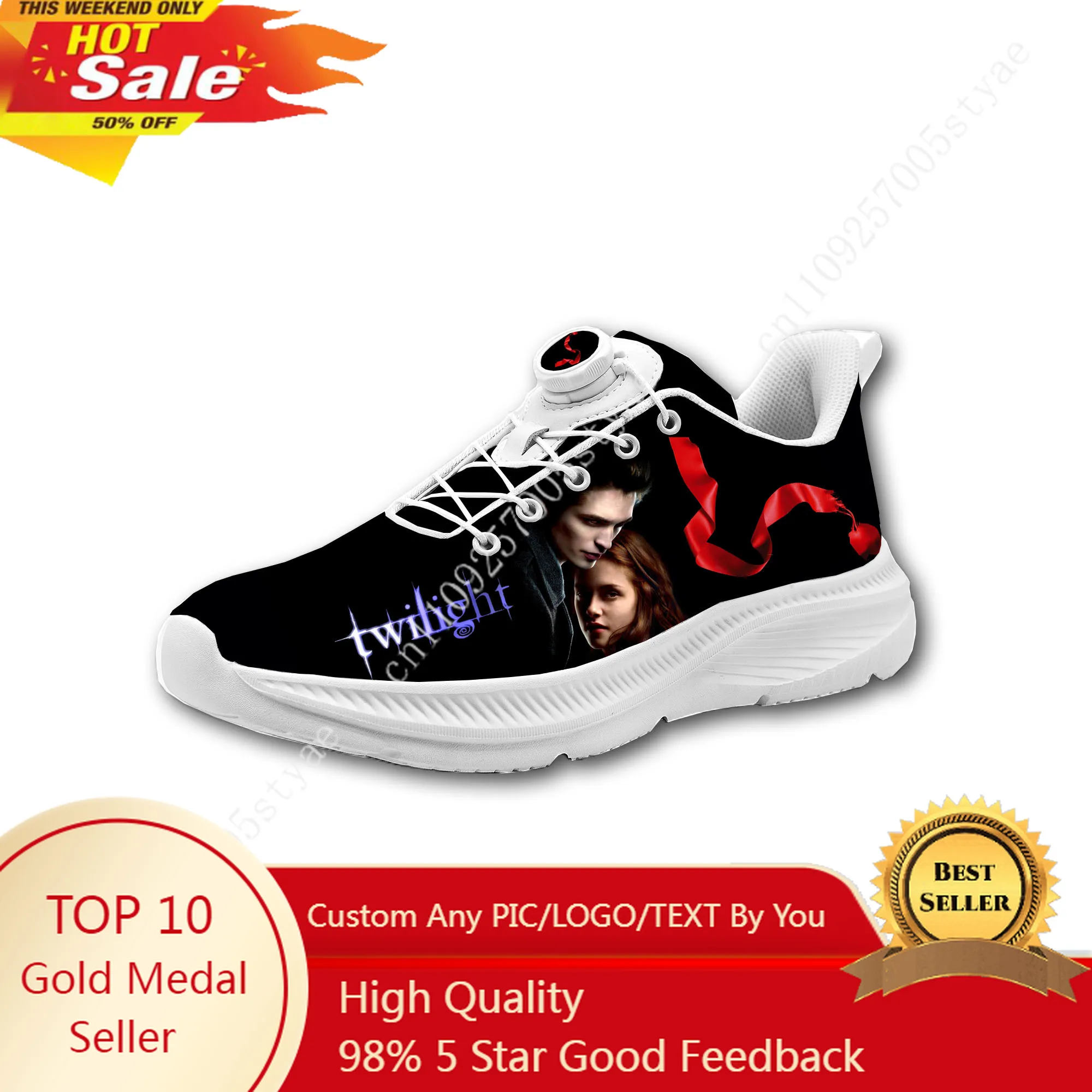 

Кроссовки унисекс в стиле классического фильма «Полуночная зона»: легкие повседневные спортивные кроссовки без шнурков с поворотной застежкой, индивидуальный дизайн