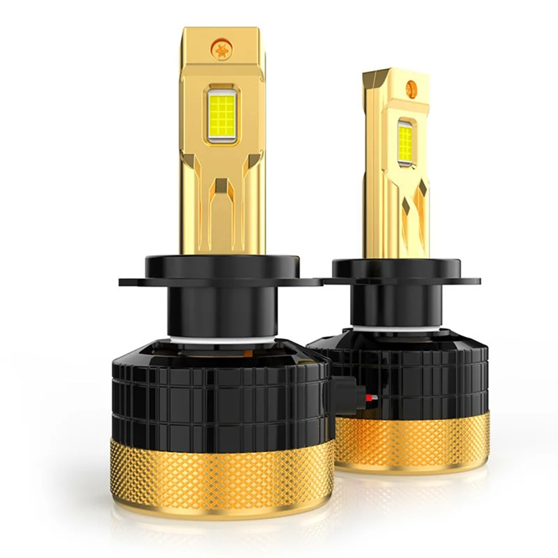 

2Pcs Car H7 LED Headlight 6000K Super Decoding Plug-In Headlight Bulb 120W Car Lights Integrated High & Low