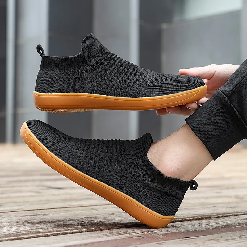 Men Shoes slip on summer Mesh Sneakers Husband Slip-On Casual Shoe breathable Soft Soed Walking Shoes Mommy Shoes Mens Sneakers