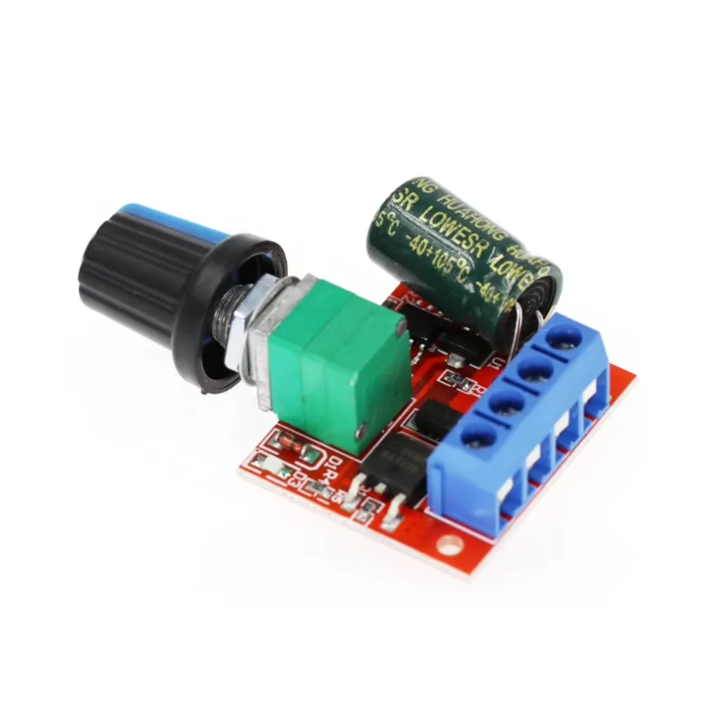 

10 шт./лот 5 В-35 В ШИМ регулятор двигателя постоянного тока 5A переключатель управления скоростью светодиодный диммер