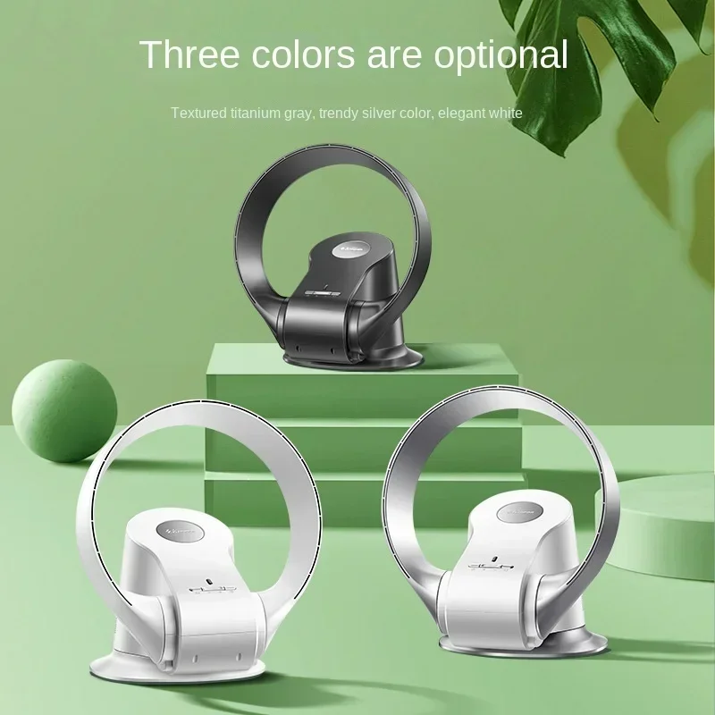 

Turbocharged 9-Speed Wall-Mounted Bladeless Air Circulator‌ Safe Timing Function with Remote Control & Portable Design