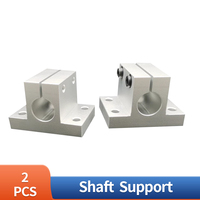 2PCS Side Mounting of Optical Axis Fixed Support CLTBM CLTAM10/12/13/14/15/16/20mm Guide Shaft Support Fixed Bracket
