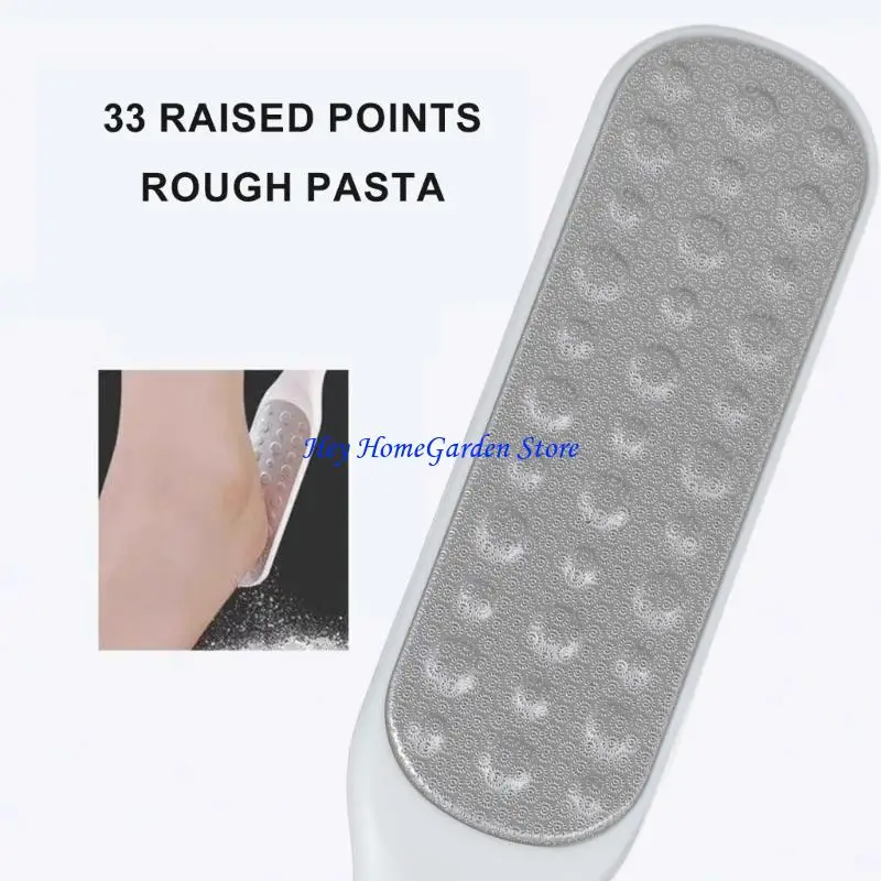 C63B Multifunktionales Fuß Raspel doppelseitiger Kallus -Entfernerfuß -Scrubber Heel Schaber