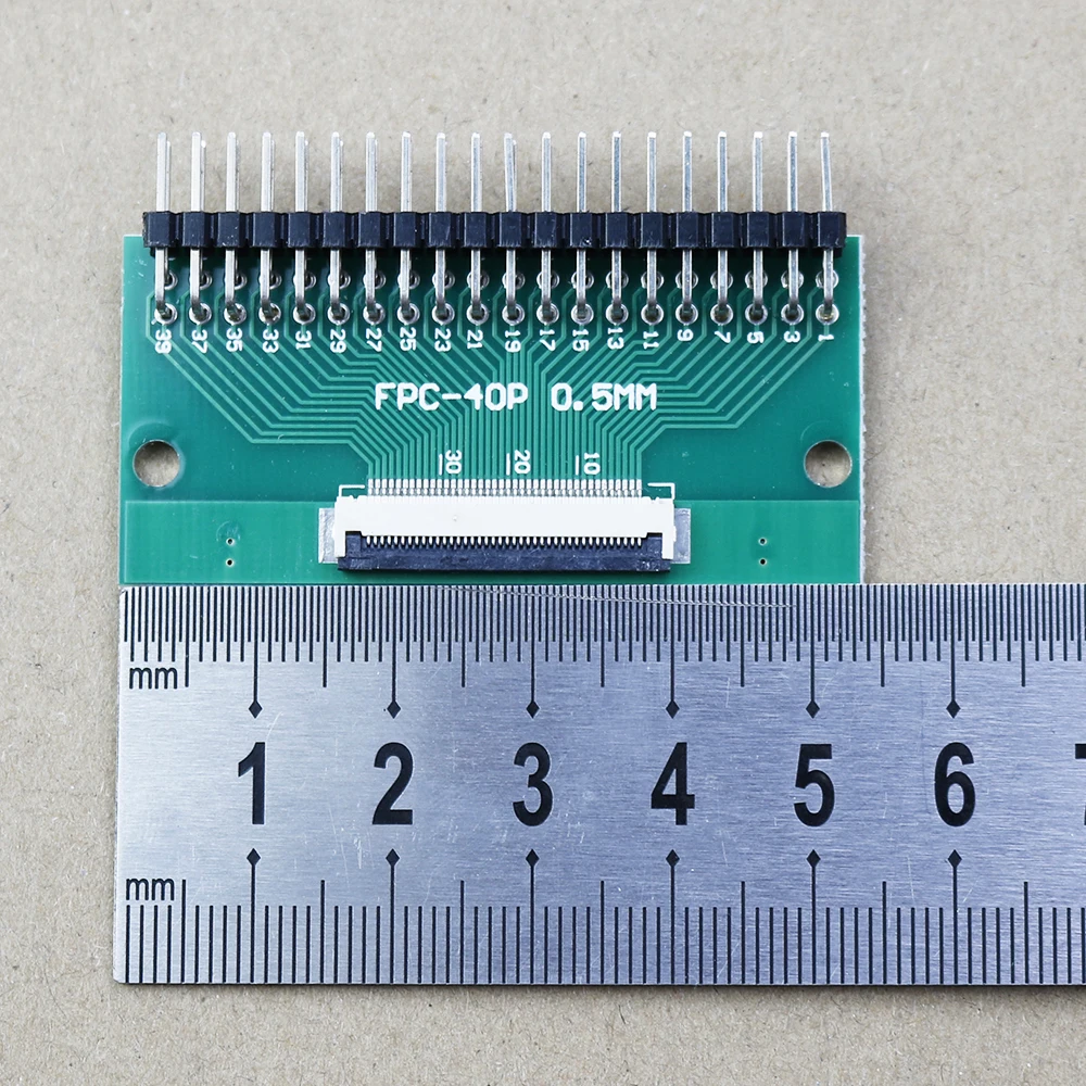 1Pc FPC FFC อะแดปเตอร์0.5มม.1.0มม.ถึง2.54มม.ตรงเข็มและขาโค้ง6 8 10 12 20 26 30 40 50 60 Pin WP-063