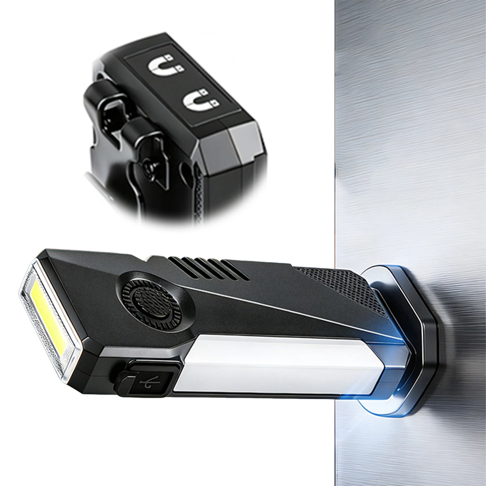 Power Outage Light - Draagbare platte zaklamp Oplaadbare LED-werklamp Herbruikbare