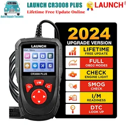 LAUNCH CR3008 PLUS OBD2 Scanner OBDII Auto diagnostic tool Universal full OBD2 Engine Code Reader free update X431 Creader 3008