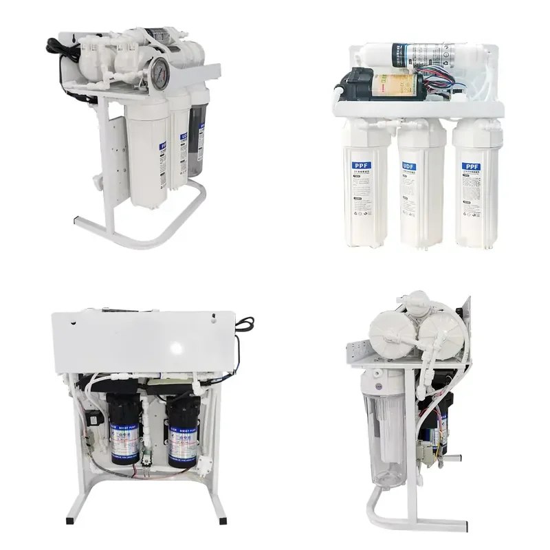 for Level 4 5 6 7 Kitchen White Double Sealing Ring Household Reverse Osmosis Water Filtration System With Pump 50G 75G 100G