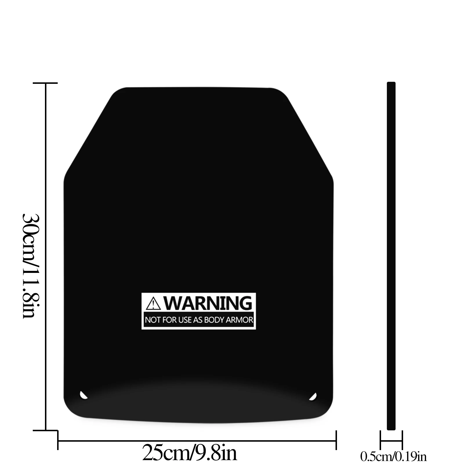 UNIONTAC 2.5 KG weighted Training weight bearing board NIJ III level steel Powder Painting  for bulletproof vest protection