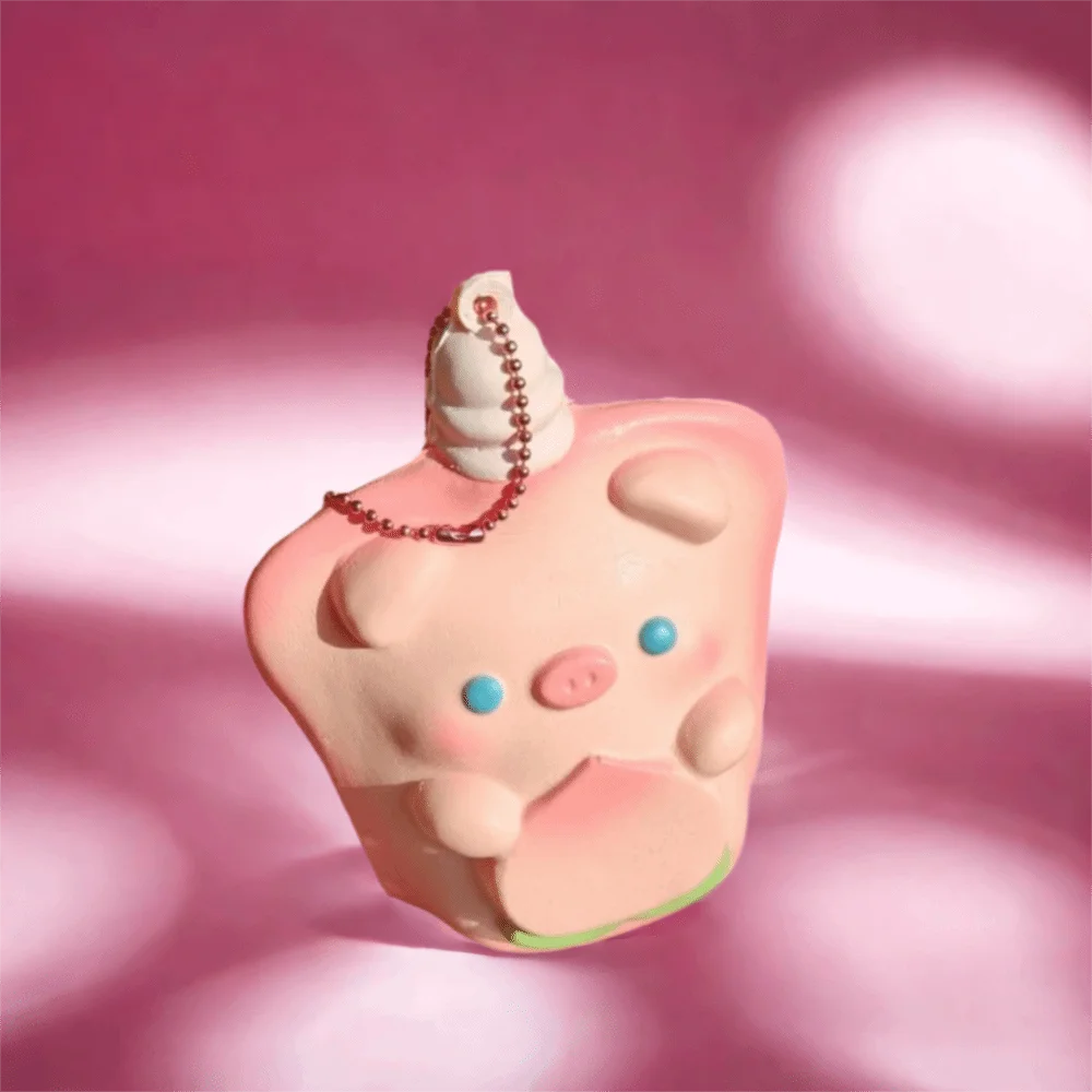 Wet Texture Little Pig Squeeze Toy Original Release Cute Design Slow Rebound Toy Rubbery Material Cartoon Little Pig Pinch Toy