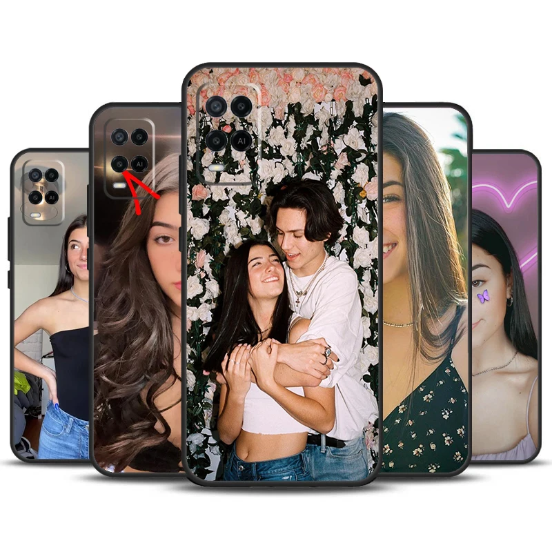 Charli Damelio For OPPO A57S A53S A54S A58 A78 A98 A16 A76 A96 A54 A74 A94 A15 A17 A77 A5 A9 A52 A72 Case