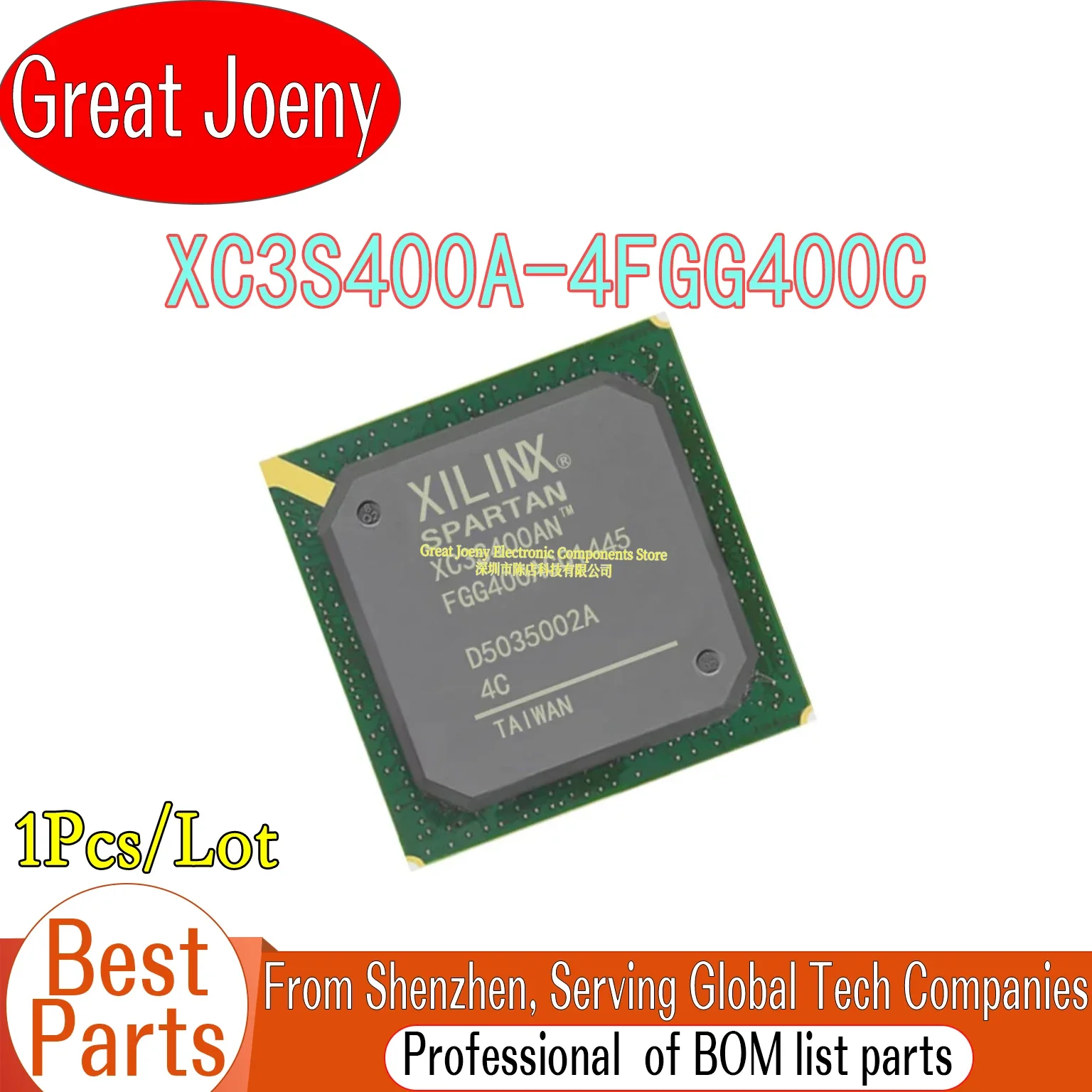 

100% New Original XC3S400A XC3S400A-4FGG400C IC Chipset FBGA-400 Bulk Best Price