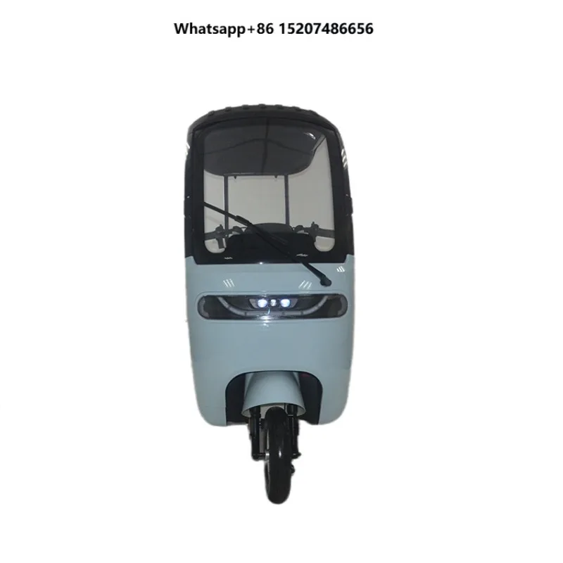 New Arrival 3 Wheel Open Body High-Power Electric Tricycle for Adults Wind Resistant Safety Glass 30-50km/h Speed 30-50km Range