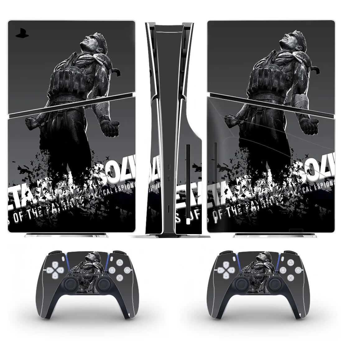 

Metal Gear Solid PS5 Slim Disc Skin Sticker Protector Decal Cover for Console Controller New PS5 Slim Sticker Vinyl