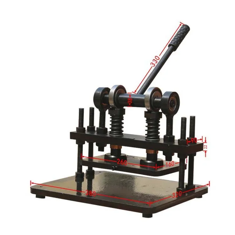 Mesin Pemotong Kulit Manual Roda Ganda, Pemotong Kertas Foto, Mesin Pemotong Tekan Manual Kecil untuk Kulit DIY