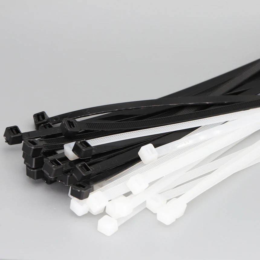 3*60/80/100/120/150/200/250/300mm 2.5mm Width Black White Self