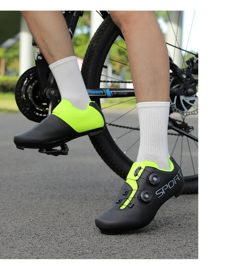 Atmungsaktive Fahrradschuhe für Herren und Damen, MTB-Schuhe, Trail-Mountainbike-Schuhe, Sport-Rennradschuhe, SPD-Pedal-Fahrradschuhe – Detail 27