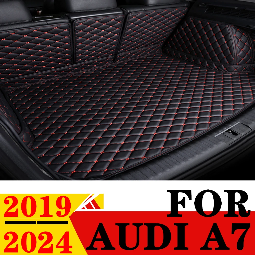 

Car Trunk Mat For AUDI A7 2024 2023 2022 2021 2020 2019 Rear Cargo Cover Carpet Liner Tail Interior Auto Parts Boot Luggage Pad