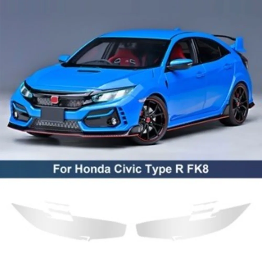 TPU Car Headlight Protective Film For Honda Civic 2017-2021 PPF Transport & Smoke Anti-Scratch Auto External Accessories